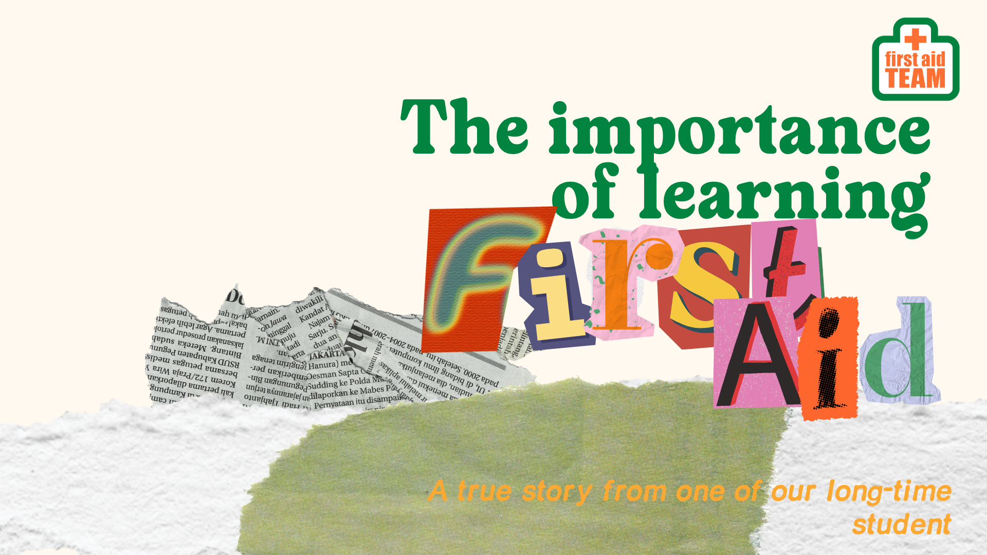Real-life First Aid story from our student - The First Aid Team